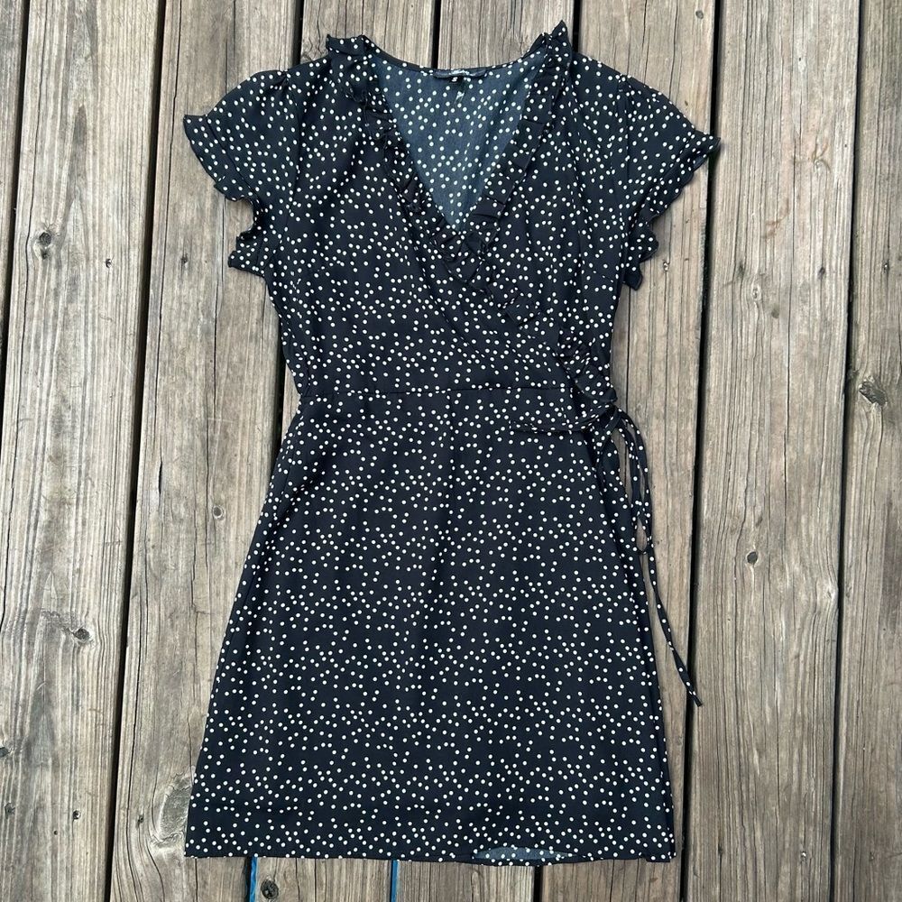 Black & White Polka Dot Summer Dress